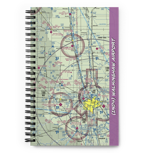 Walkinshaw Airport (1ND4) VFR Sectional Notebook