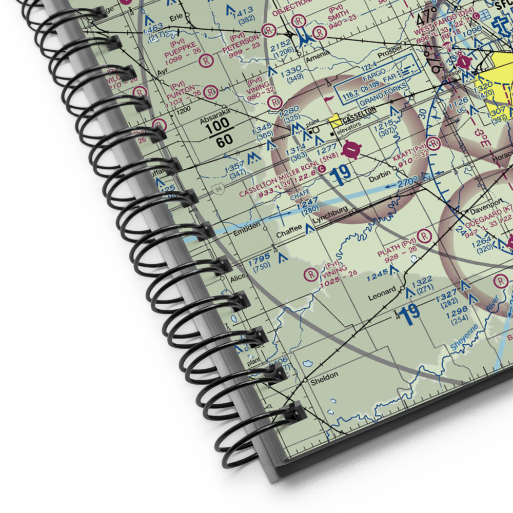 Walkinshaw Airport (1ND4) VFR Sectional Notebook 