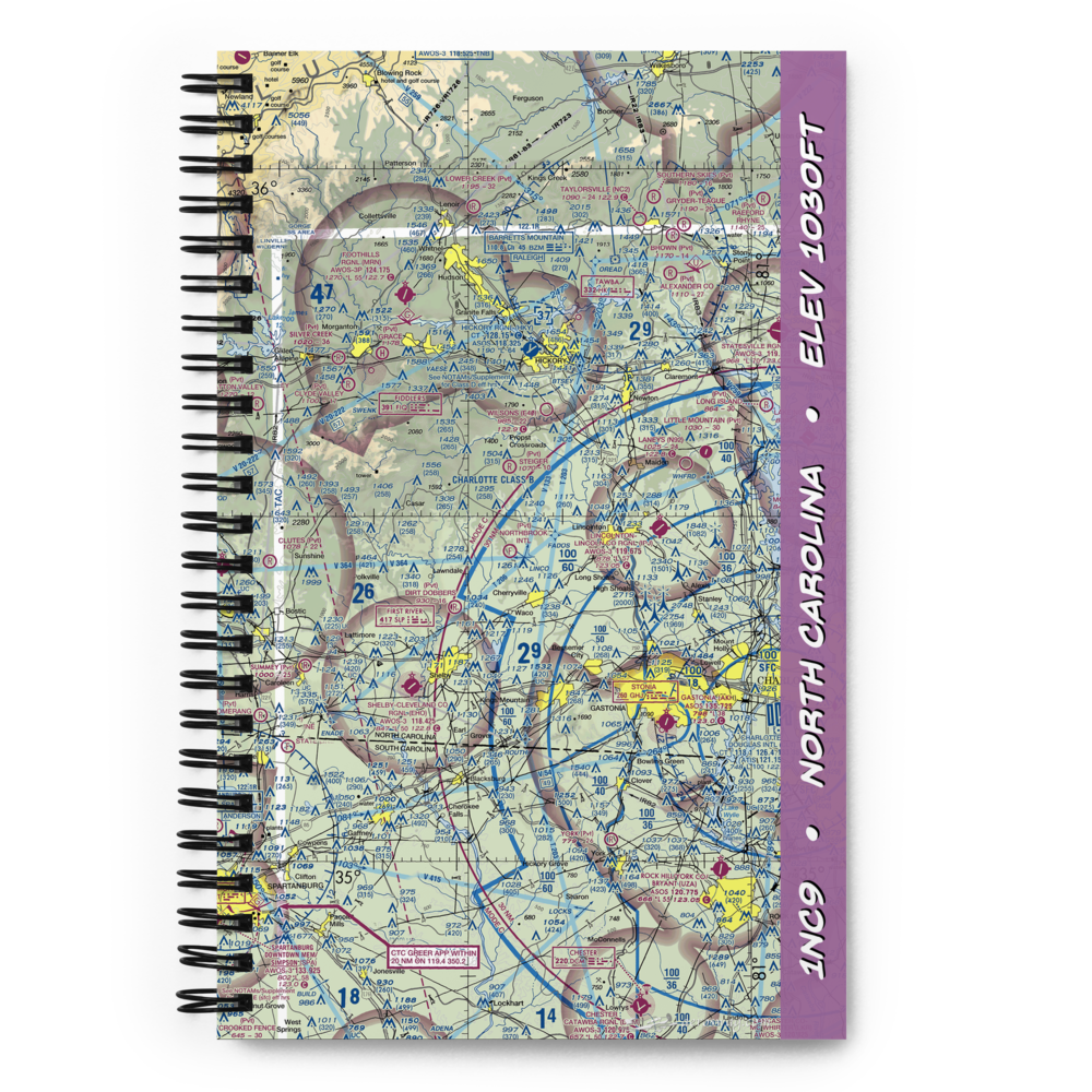 Northbrook International Ultraport Ultralightport (1NC9) VFR Sectional Notebook 