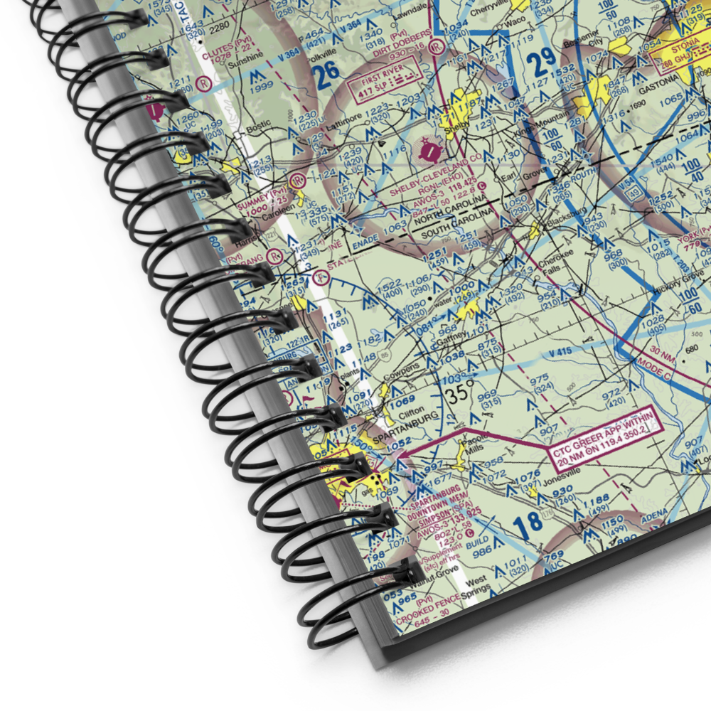 Northbrook International Ultraport Ultralightport (1NC9) VFR Sectional Notebook 