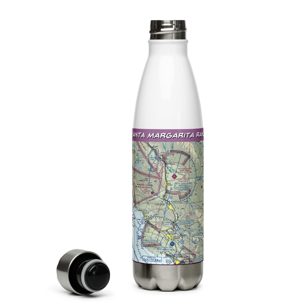Santa Margarita Ranch Airport (US-0248) VFR Sectional Water Bottle 