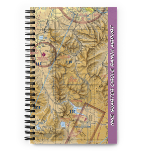 Nine Quarter Circle Ranch Airport (1MT0) VFR Sectional Notebook