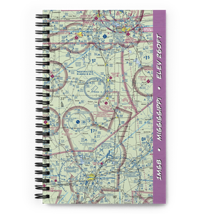 Columbus Air Force Base Aux Field Airfield (1MS8) VFR Sectional Notebook