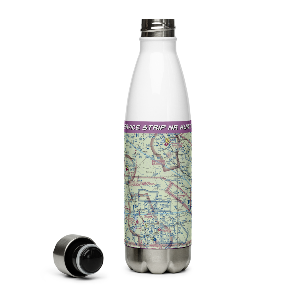 Forest service strip nr Kurthwood, LA (US-0287) VFR Sectional Water Bottle 