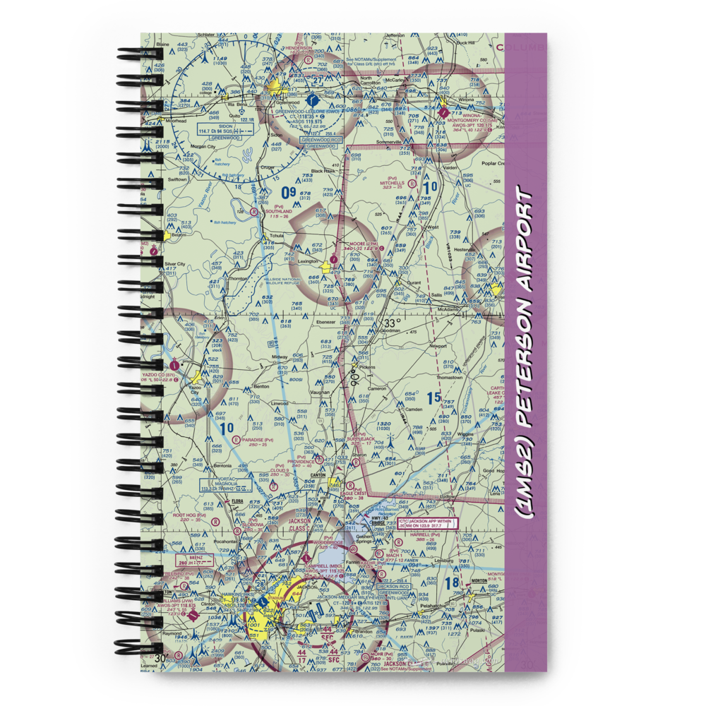 Peterson Airport (1MS2) VFR Sectional Notebook 