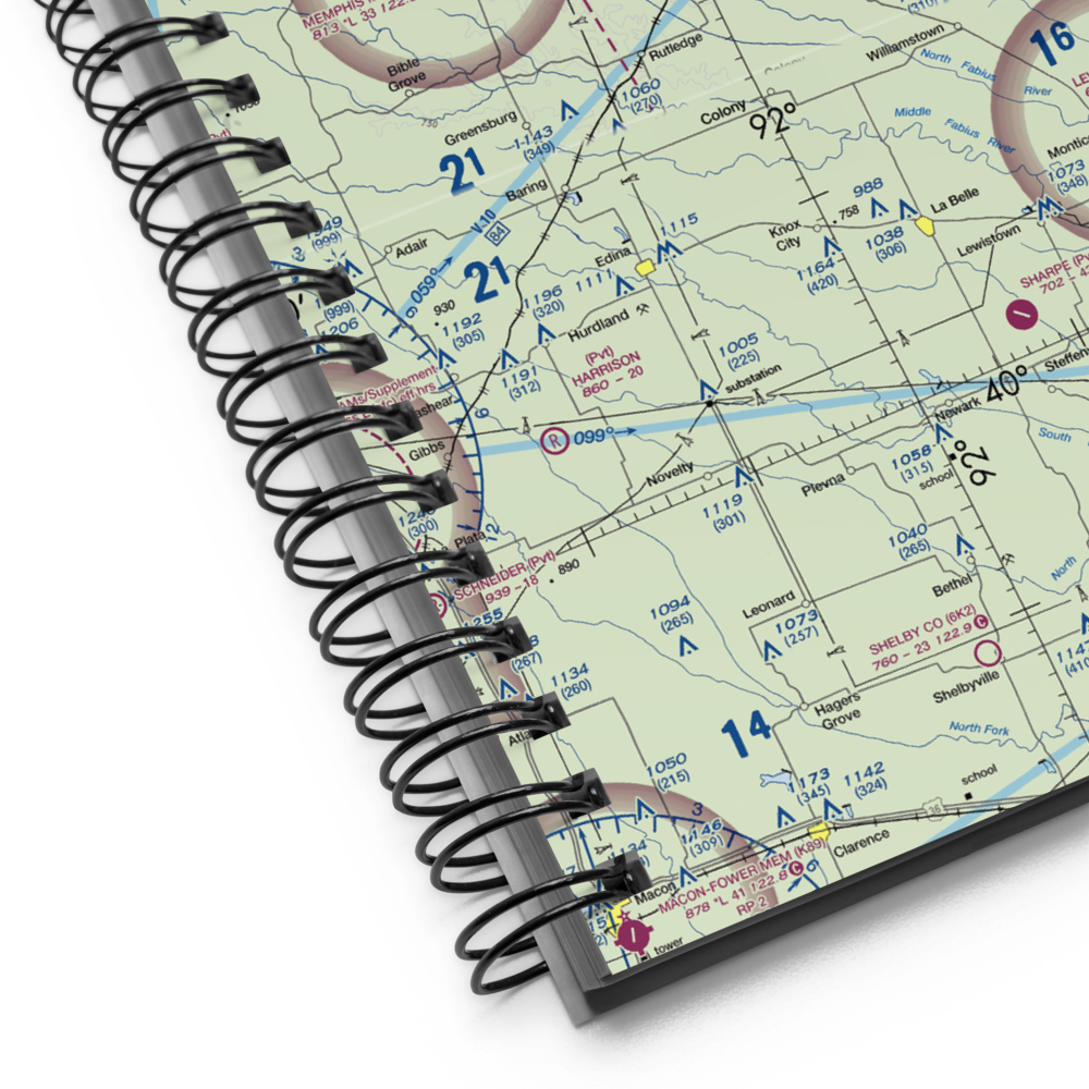 Hines Airport (1MO7) VFR Sectional Notebook 