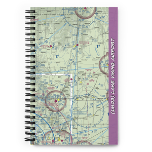 Lake Viking Airport (1MO3) VFR Sectional Notebook