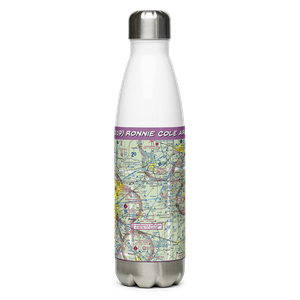 Ronnie Cole Airstrip (US-0319) VFR Sectional Water Bottle
