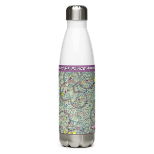 My Place Airport (3OH7) VFR Sectional Water Bottle