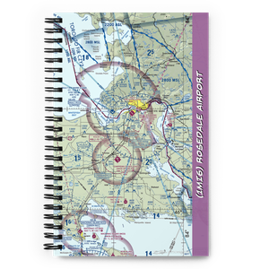 Rosedale Airport (1MI6) VFR Sectional Notebook