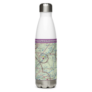 McConnaughhay's Field (KENS) VFR Sectional Water Bottle
