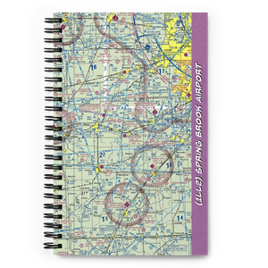 Spring Brook Airport (1LL2) VFR Sectional Notebook