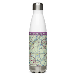 Bells Field (BELLS) VFR Sectional Water Bottle