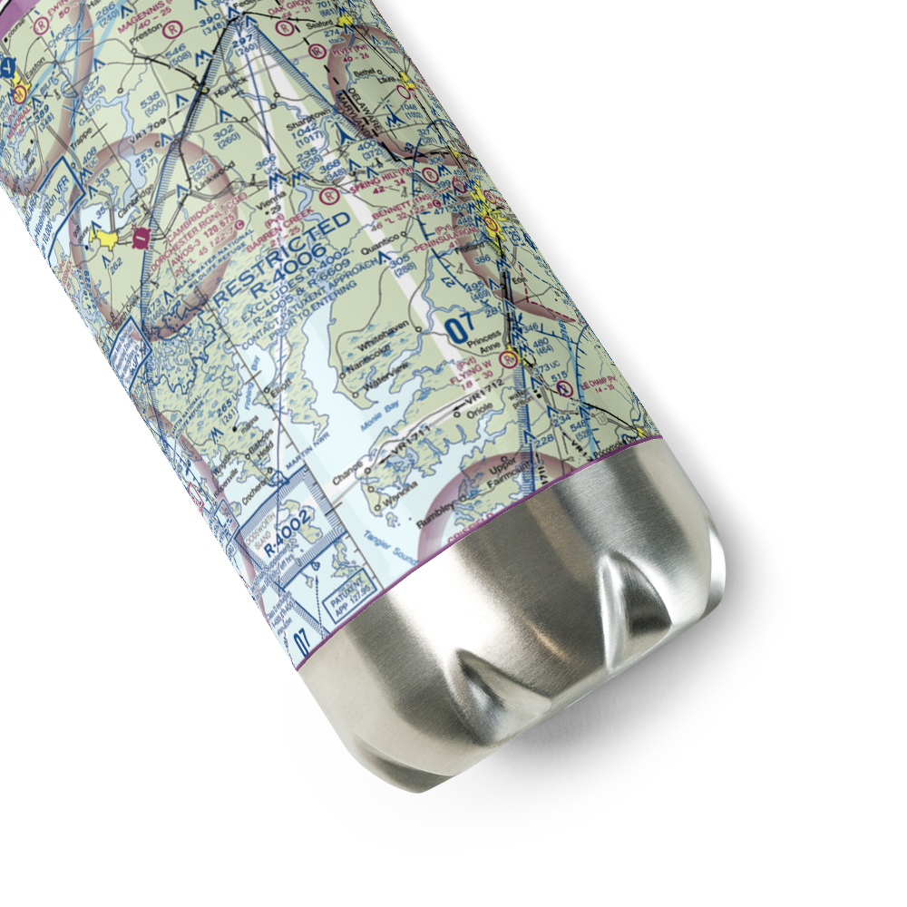 Barren Creek Field Airport (MD80) VFR Sectional Water Bottle 