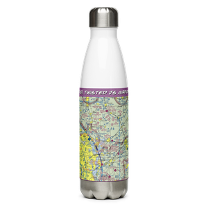 Twisted JS Airport (TX6) VFR Sectional Water Bottle