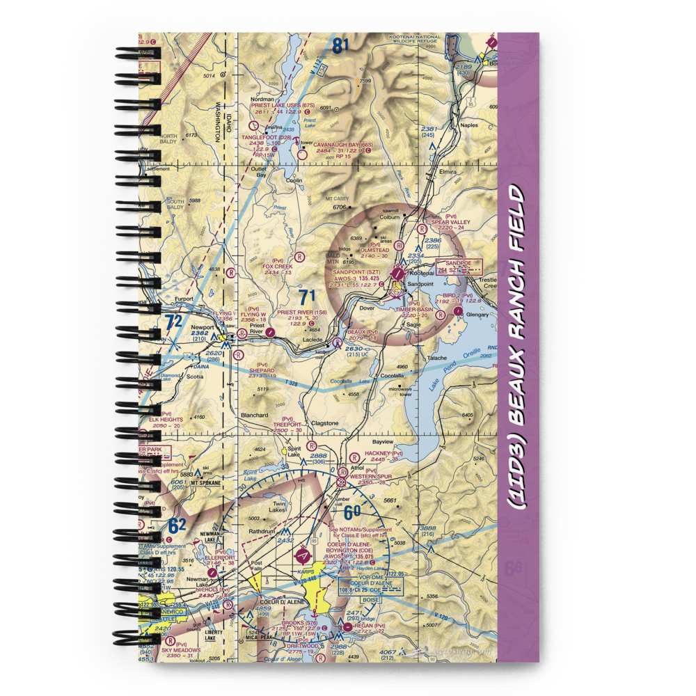 Beaux Ranch Field (1ID3) VFR Sectional Notebook 