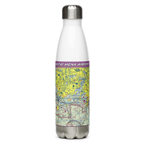 Mena Airport (85TA) VFR Sectional Water Bottle