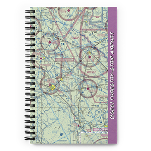 Forestry-Strip Airport (1GE6) VFR Sectional Notebook