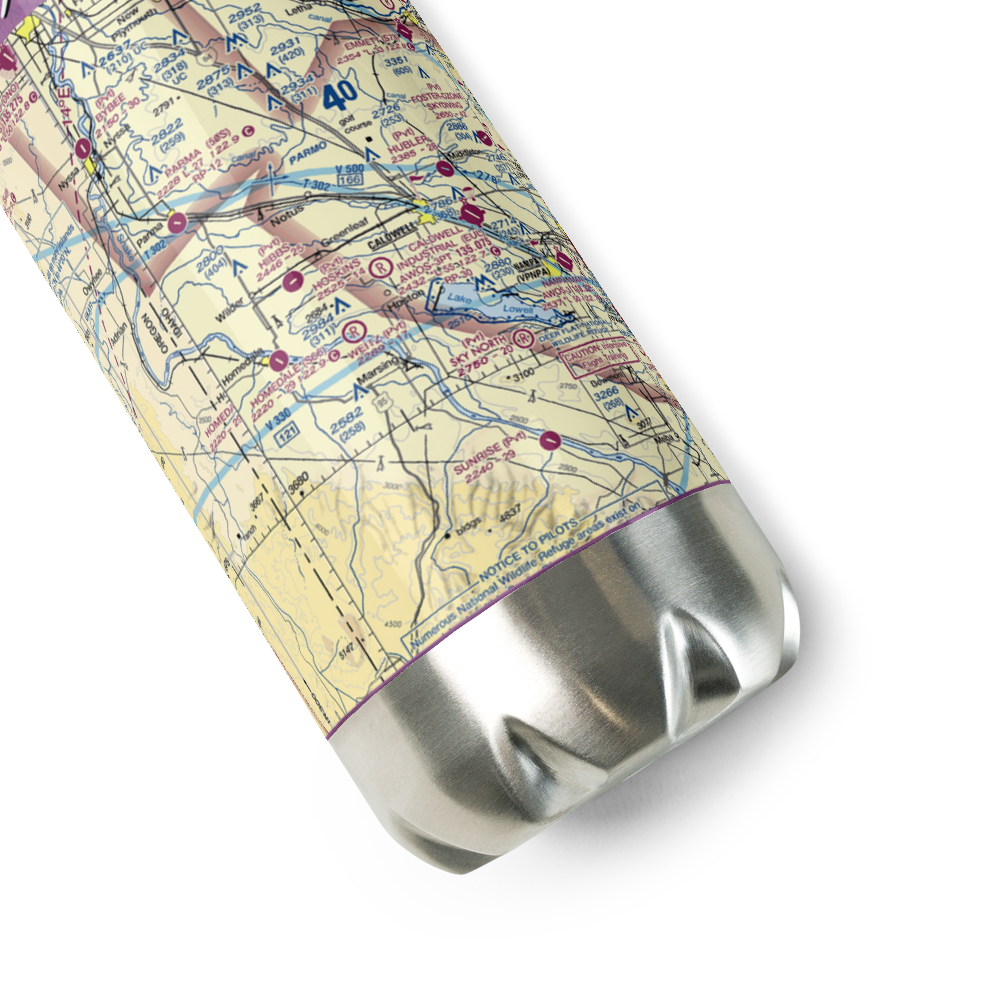 Weitz Airport (ID10) VFR Sectional Water Bottle 