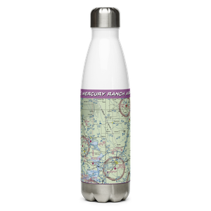 Mercury Ranch Airport (2OK1) VFR Sectional Water Bottle