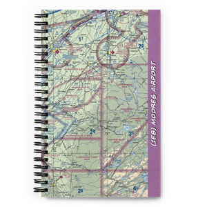 Moores Airport (1E8) VFR Sectional Notebook