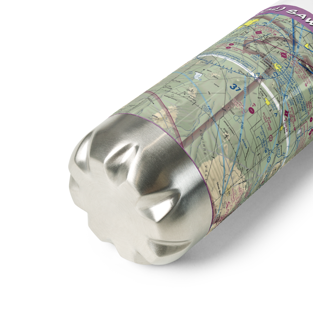 Sawtooth Airport (AZ04) VFR Sectional Water Bottle 