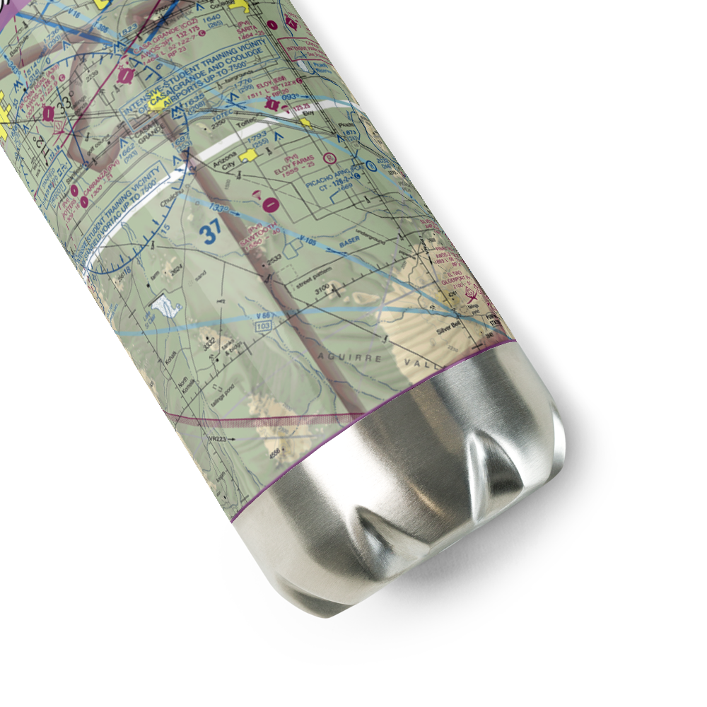 Sawtooth Airport (AZ04) VFR Sectional Water Bottle 