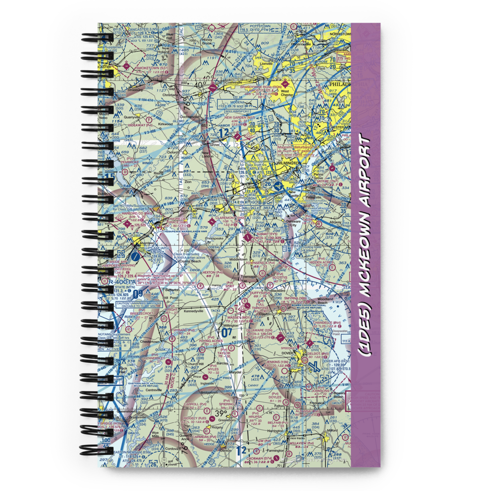 Mckeown Airport (1DE5) VFR Sectional Notebook 