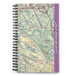 Belridge Strip (1CA1) VFR Sectional Notebook