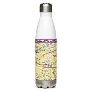 Big Horn County Airport (00U) VFR Sectional Water Bottle