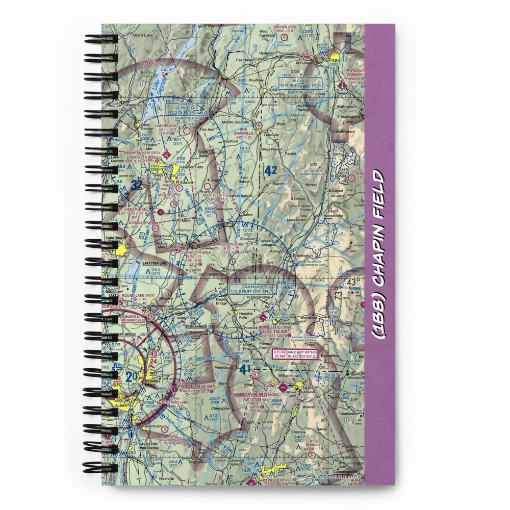 Chapin Field (1B8) VFR Sectional Notebook 