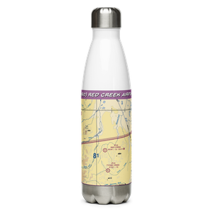 Red Creek Airport (AK80) VFR Sectional Water Bottle
