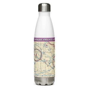 Krause Private Airport (NE45) VFR Sectional Water Bottle