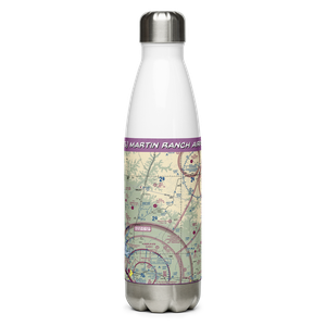 Martin Ranch Airport (65TS) VFR Sectional Water Bottle