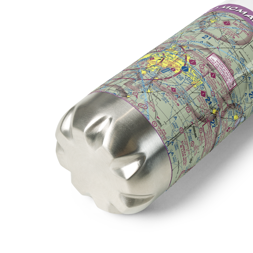 McMaster Gliderport (29KS) VFR Sectional Water Bottle 