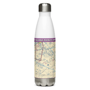 Glass Ranch Airport (TS13) VFR Sectional Water Bottle