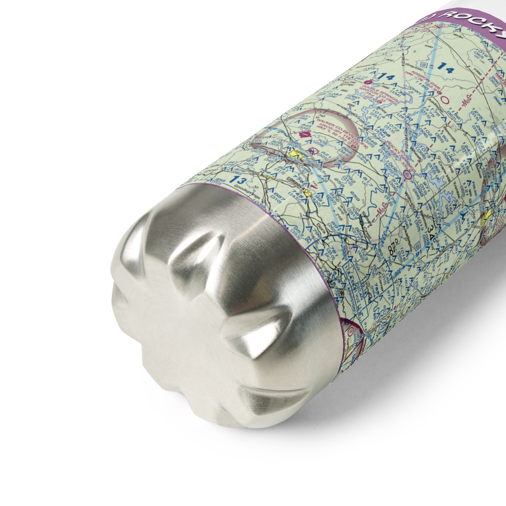 Rocky Springs Airpark (AL30) VFR Sectional Water Bottle 