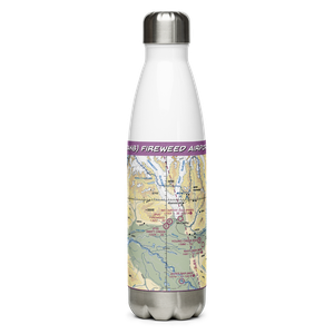 Fireweed Airport (0AK8) VFR Sectional Water Bottle
