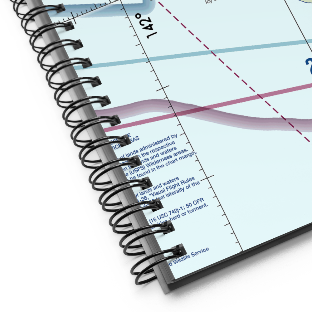 Icy Bay Airport (19AK) VFR Sectional Notebook 