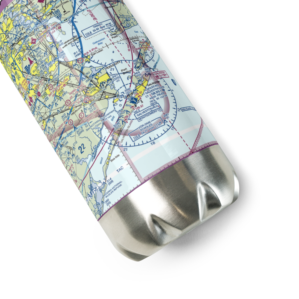 Matt Doyle Airpark (55TE) VFR Sectional Water Bottle 