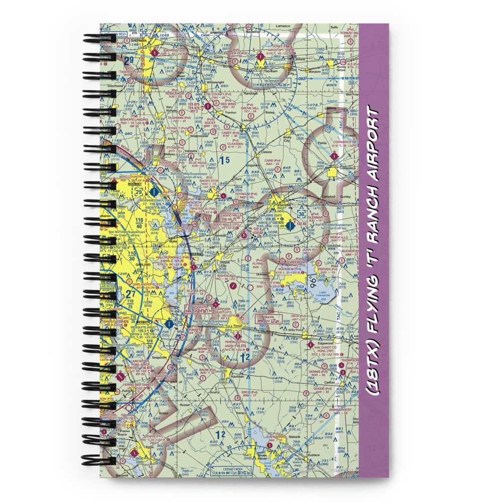 Flying 'T' Ranch Airport (18TX) VFR Sectional Notebook 