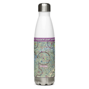 Trigger Gap Airport (17A) VFR Sectional Water Bottle