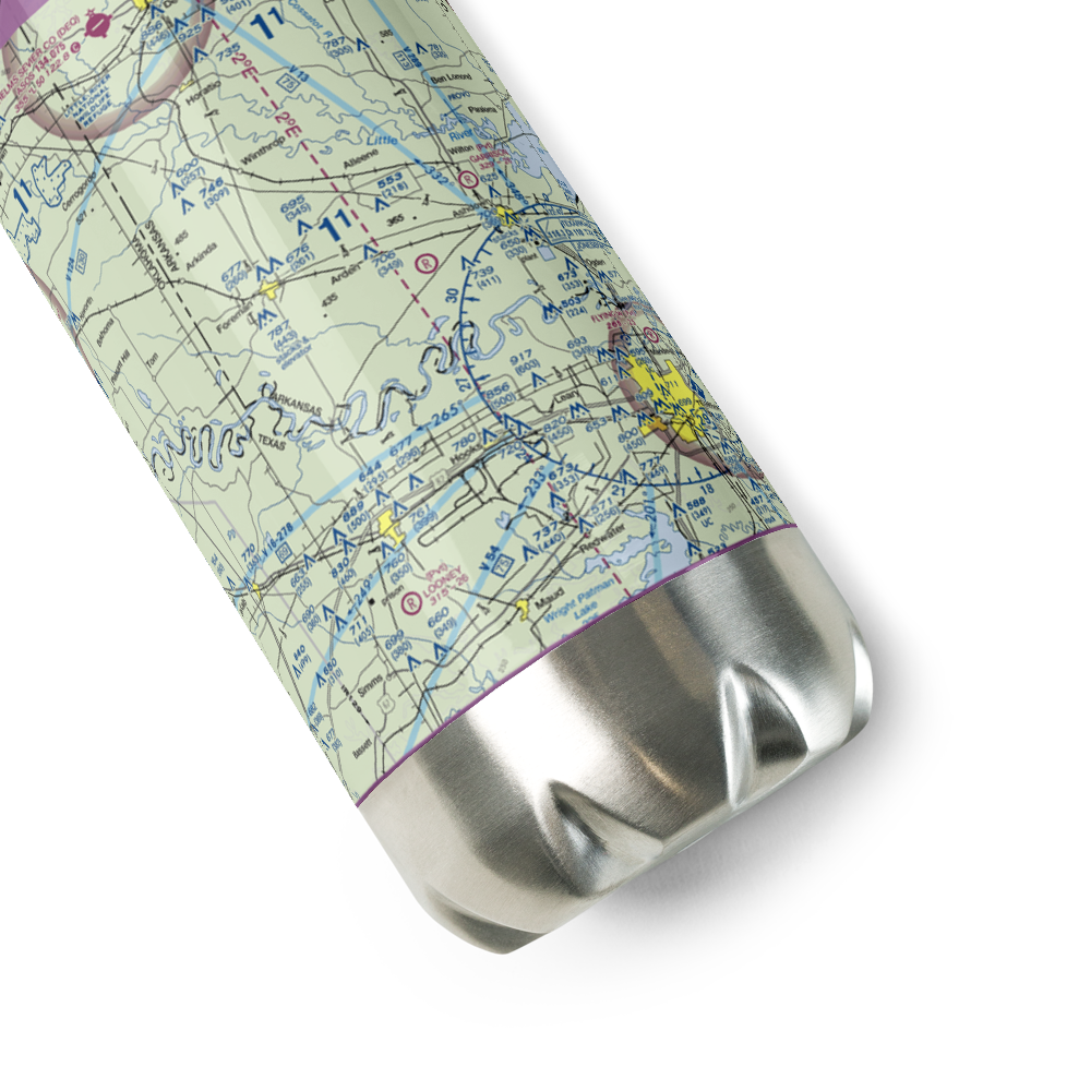 Sandy Ridge Farms Airport (57AR) VFR Sectional Water Bottle 