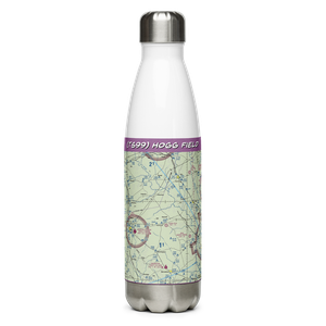 Hogg Field (TS99) VFR Sectional Water Bottle