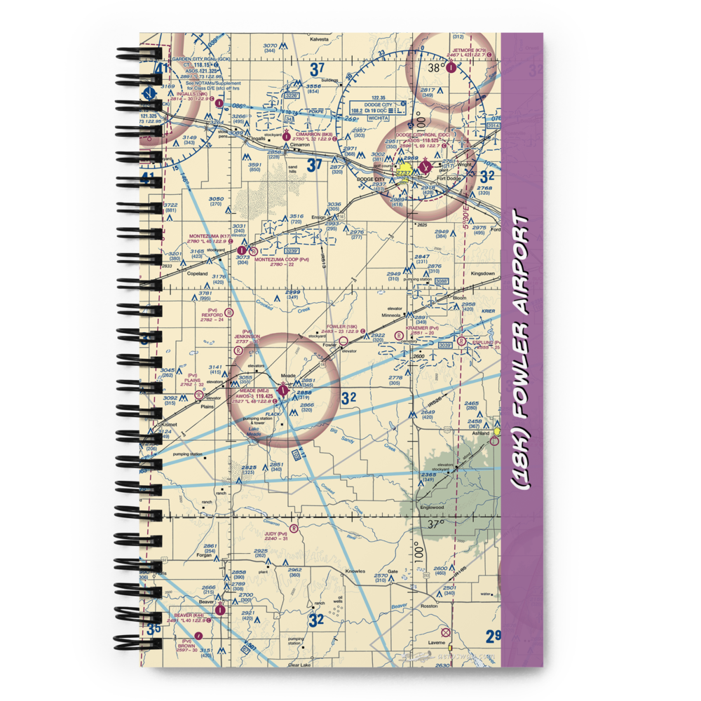 Fowler Airport (18K) VFR Sectional Notebook 