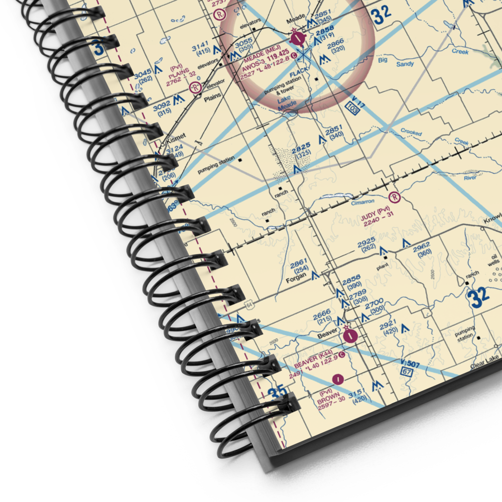 Fowler Airport (18K) VFR Sectional Notebook 