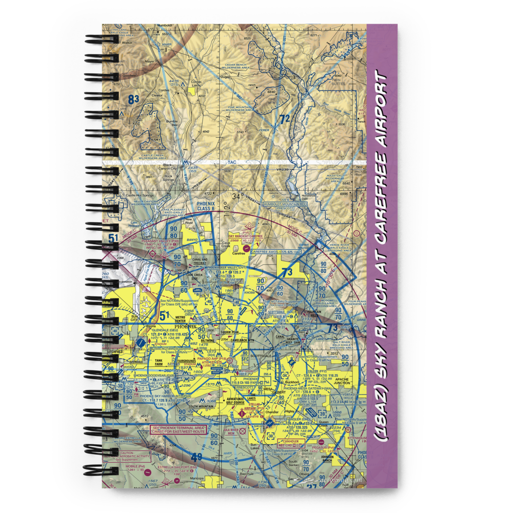 Sky Ranch At Carefree Airport (18AZ) VFR Sectional Notebook 