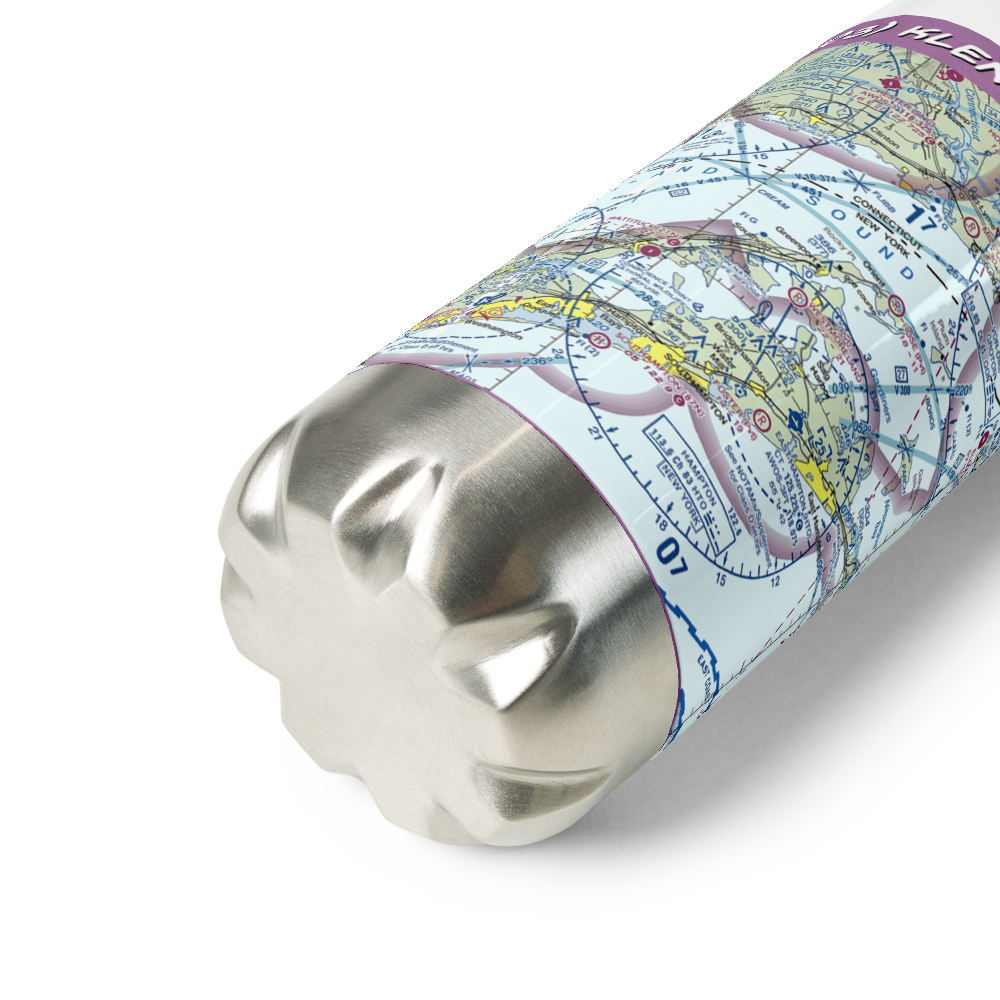 Klenawicus Airfield (NY03) VFR Sectional Water Bottle 