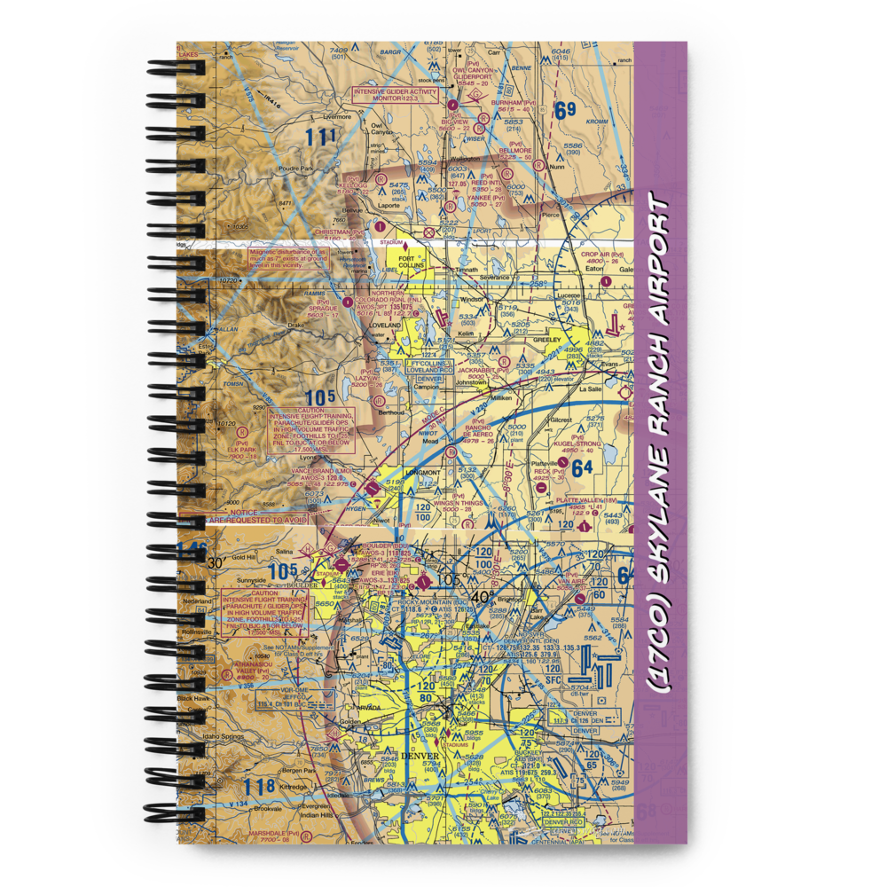 Skylane Ranch Airport (17CO) VFR Sectional Notebook 
