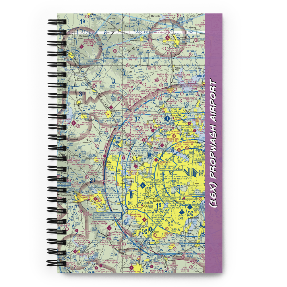 Propwash Airport (16X) VFR Sectional Notebook 
